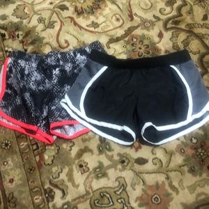 Girls running shorts